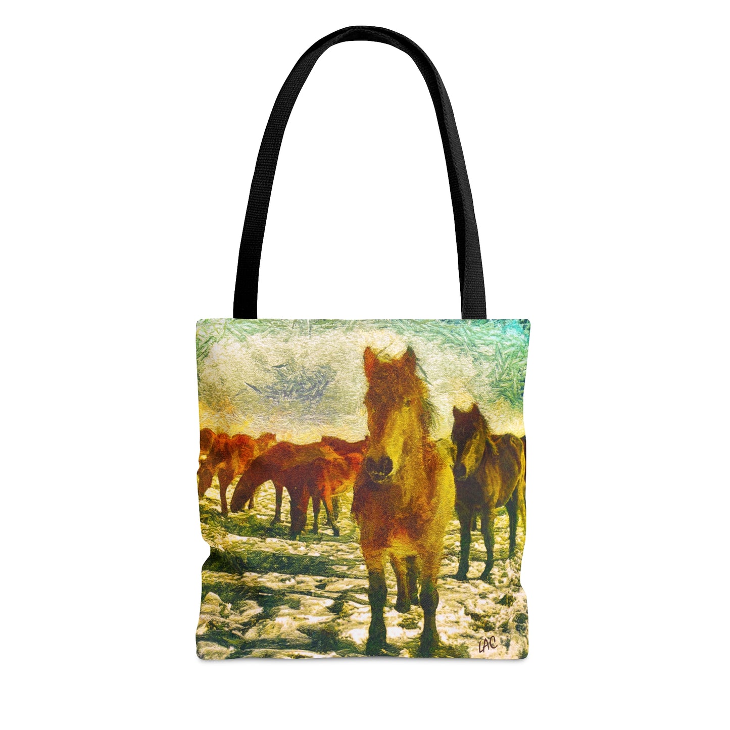 Winter Horse Team - Tote Bag