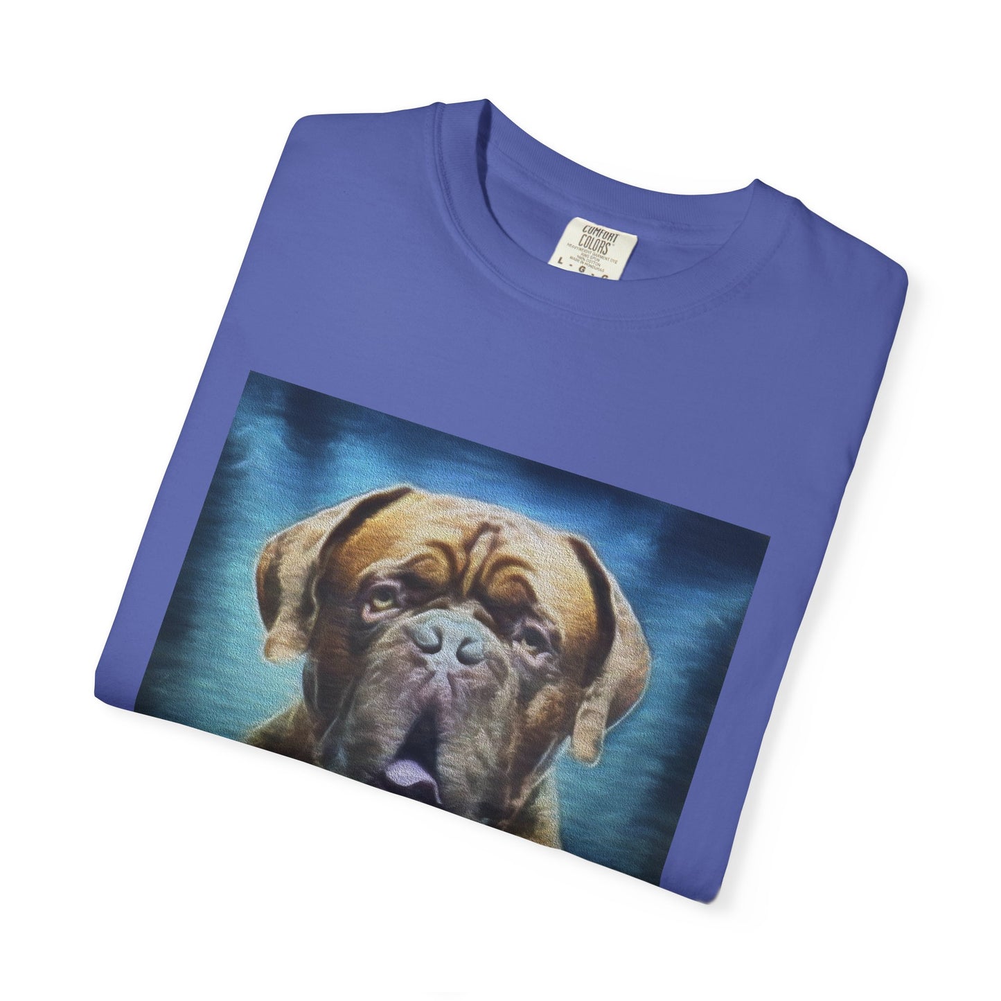 Dogue de Bordeaux Unisex Relaxed Fit Garment-Dyed T-shirt