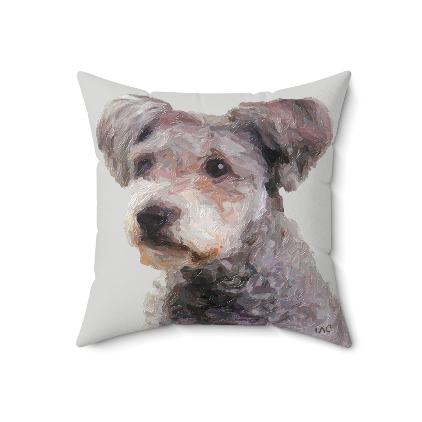 Hungarian Pumi Spun Polyester Throw Pillow