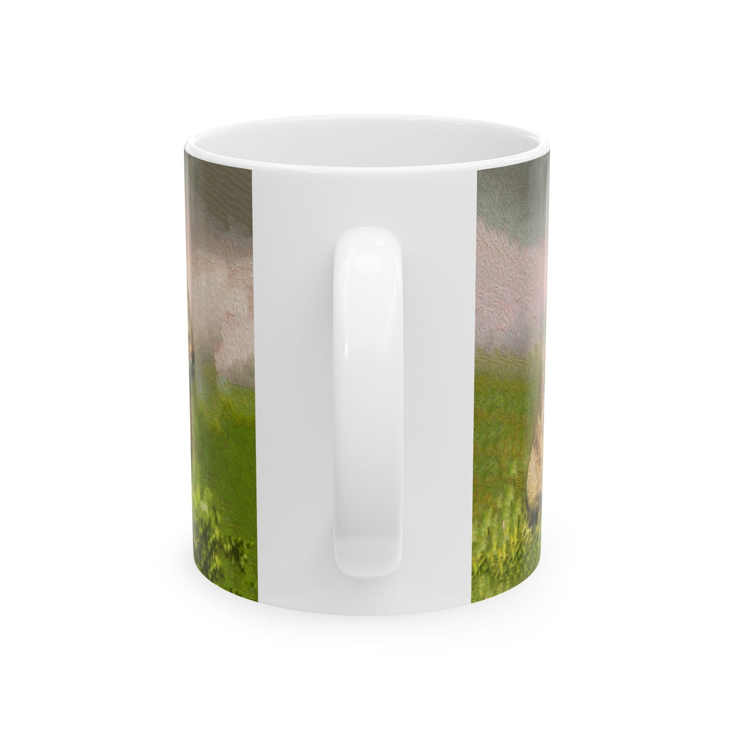 Rabbit 'Clover' Ceramic Mug 11oz