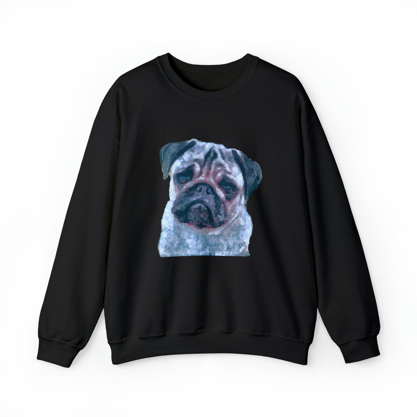 Pug 'Pompey' Unisex 50/50 Crewneck Sweatshirt