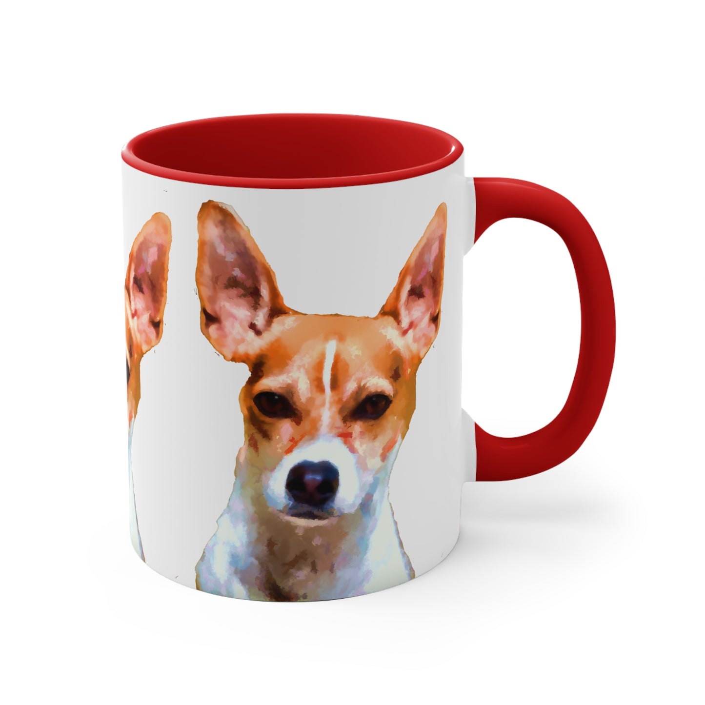 Rat Terrier Accent Coffee Mug, 11oz
