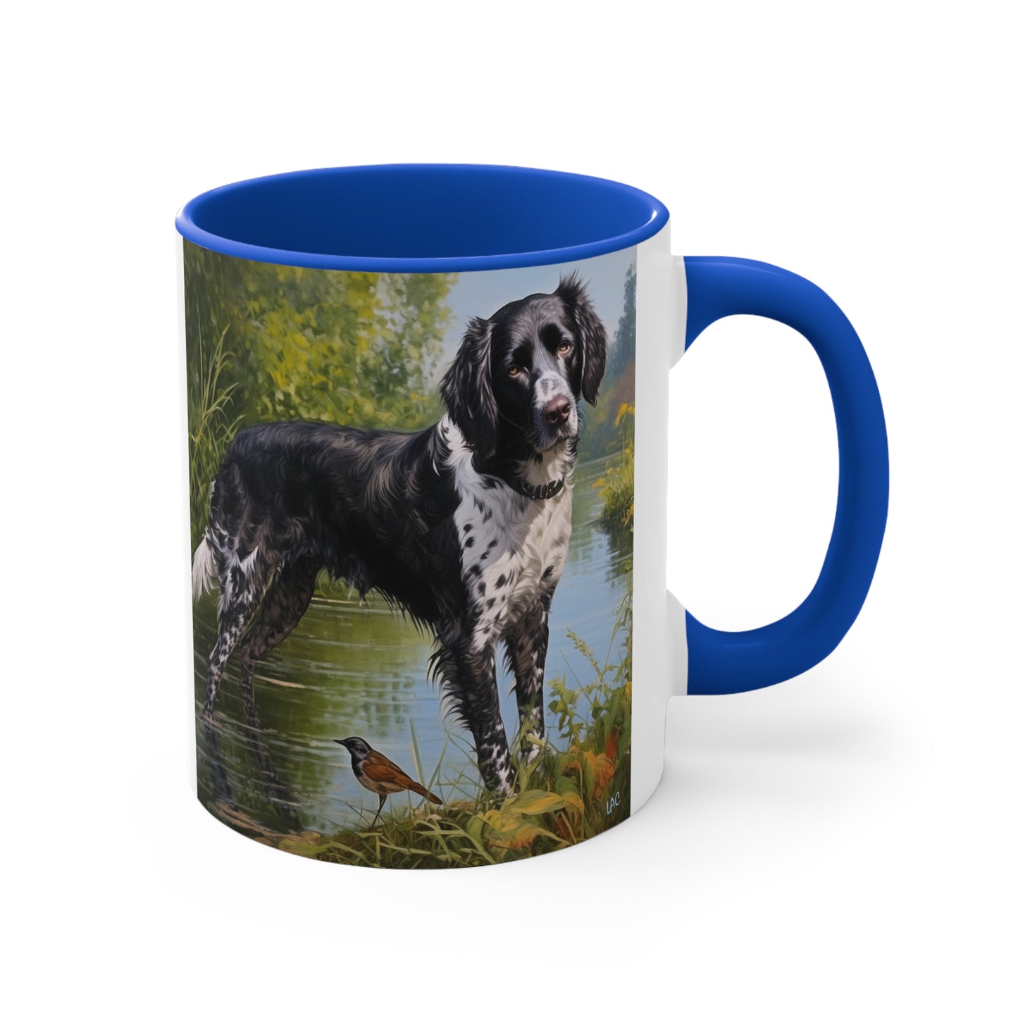 Large Munsterlander 11oz Ceramic Accent Mug