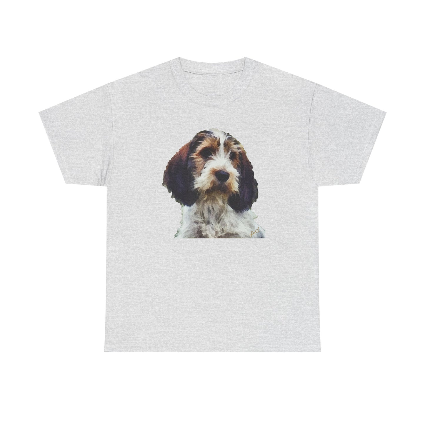 Petit Basset Griffon Unisex Heavy Cotton Tee