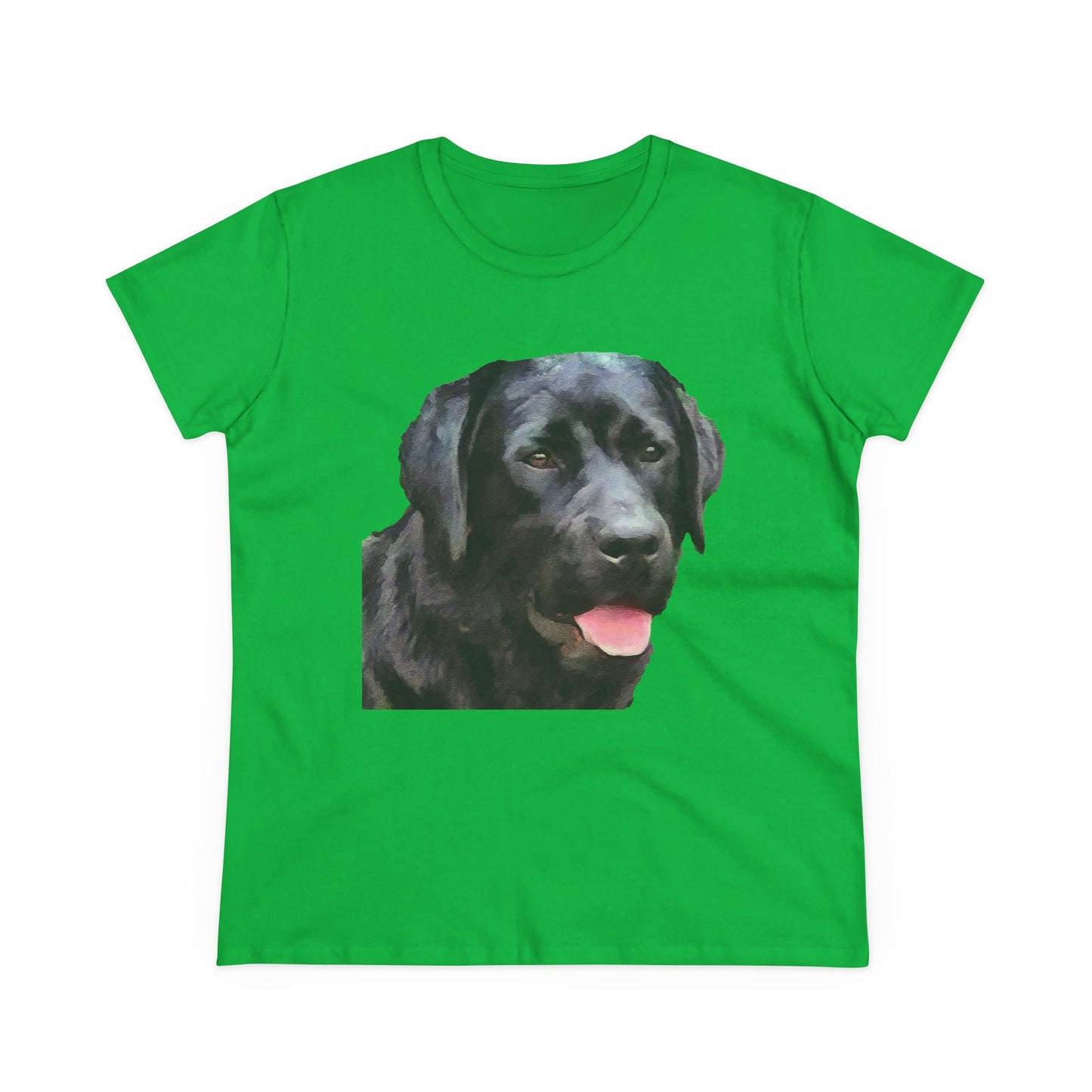 Black Lab 'Rizzo' - Labrador Retriever Women's Midweight Cotton Tee