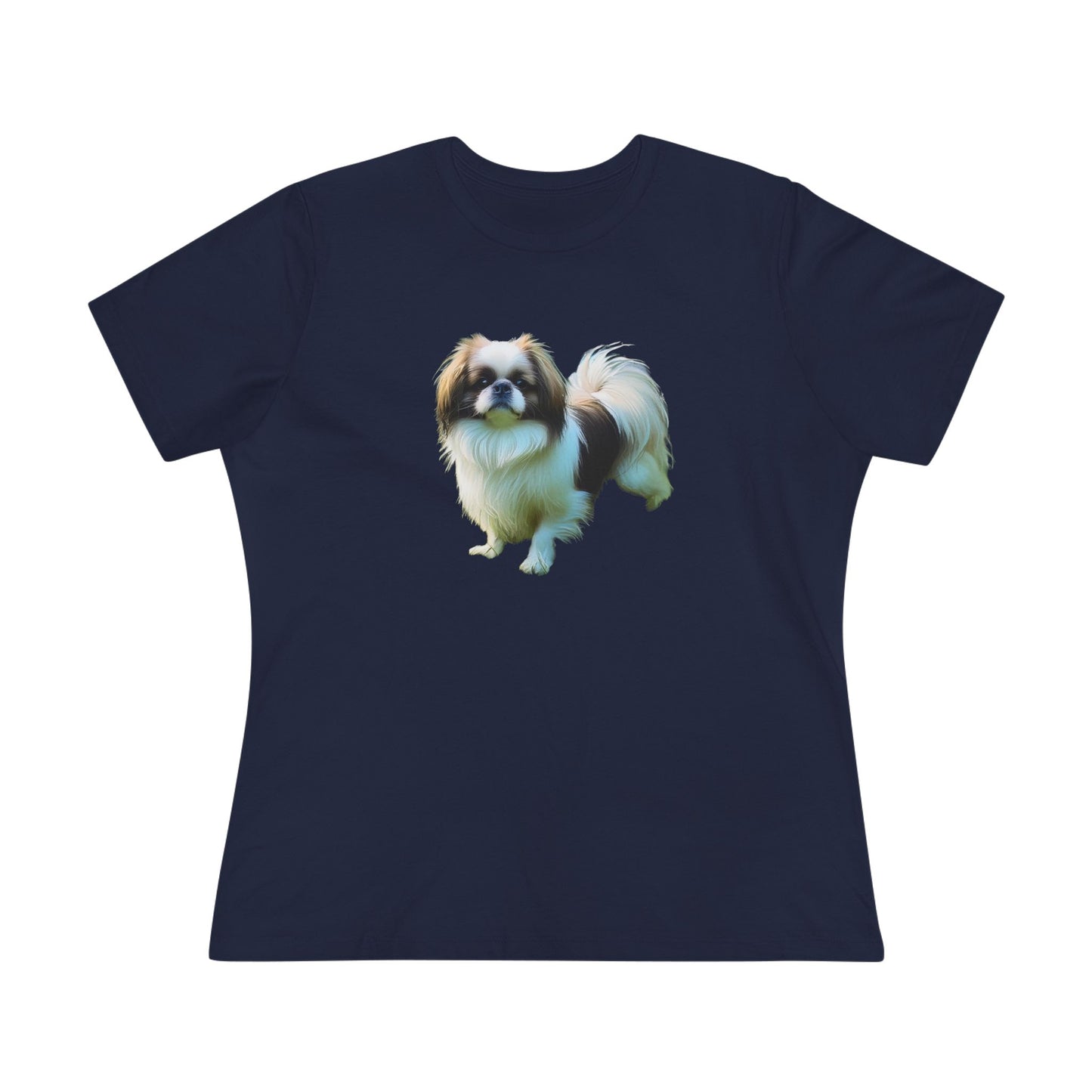 Japanese Chin - Women's Relaxed Cotton Tee
