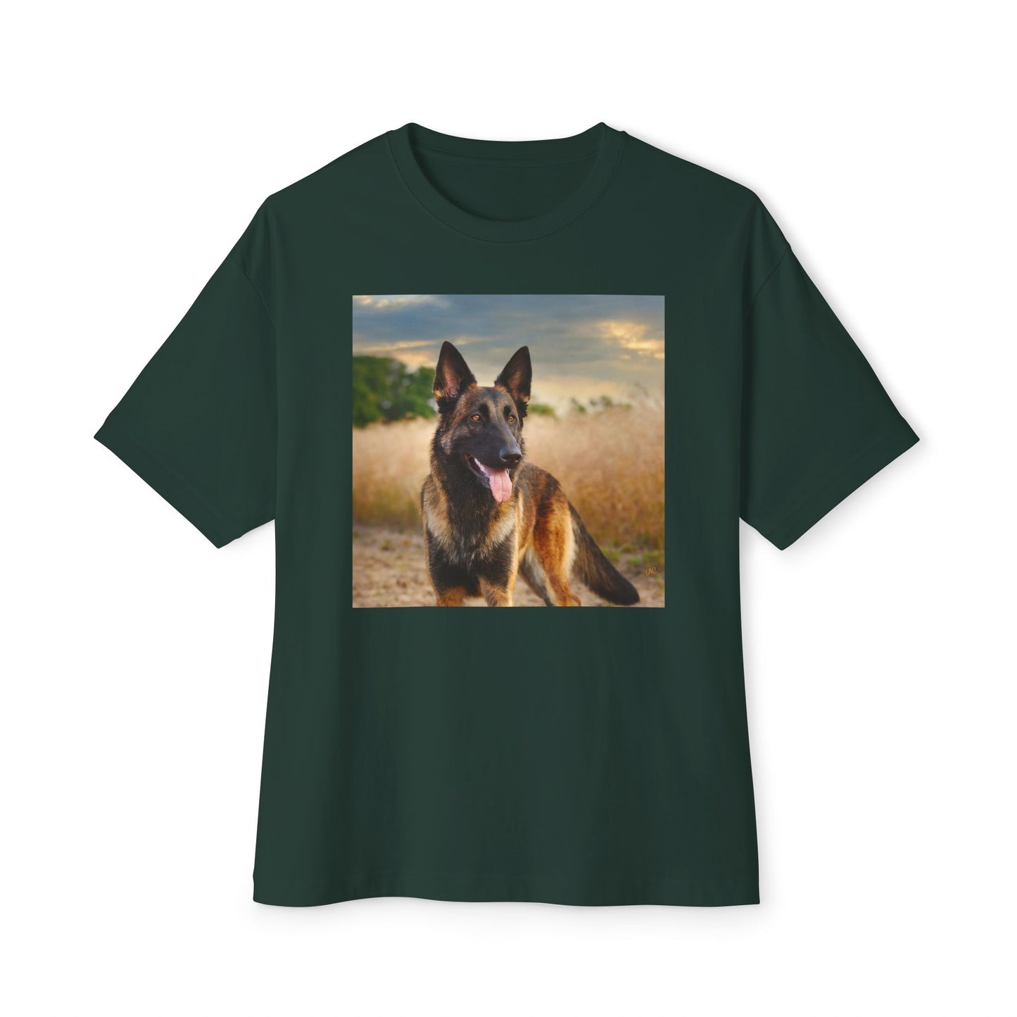 Dutch Shepherd Unisex Oversized Ringspun Cotton Boxy T-shirt