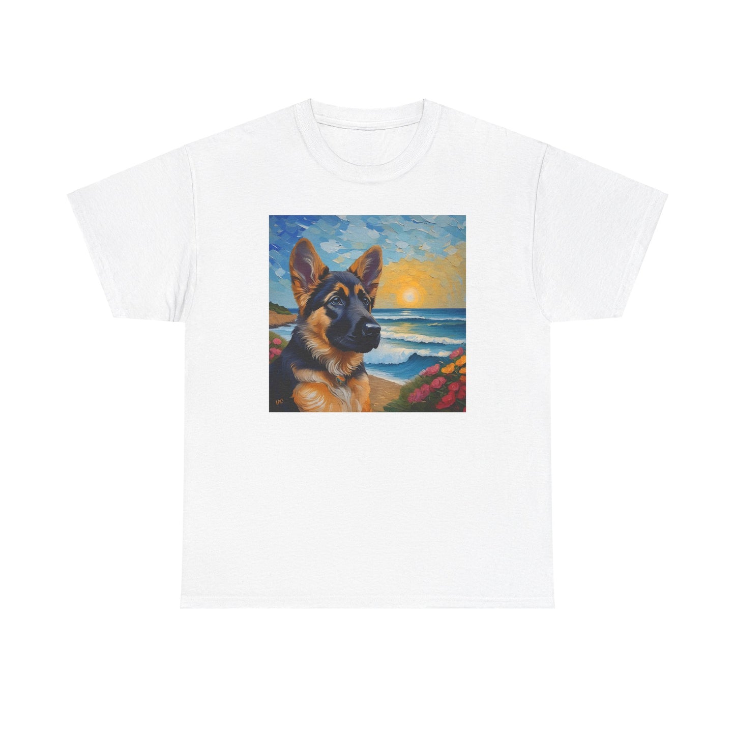 German Shepherd Puppy #2 - Classic Heavy Cotton Tee