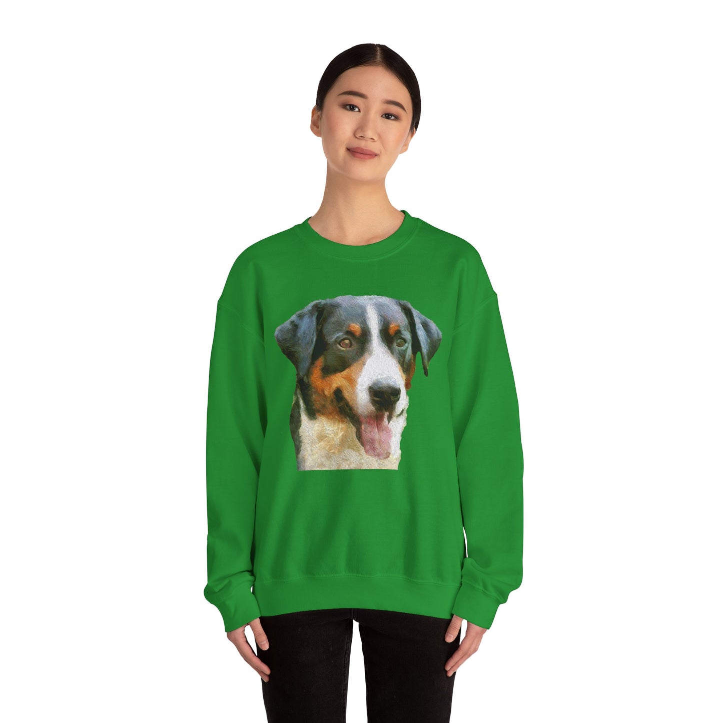 Appenzeller Sennenhund Unisex 50/50 Crewneck Sweatshirt