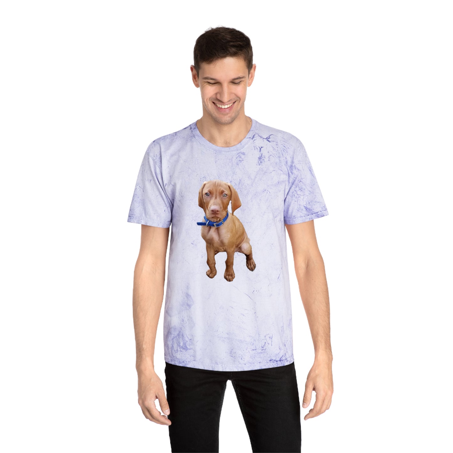Vizsla 'Augie' Unisex Cotton Color Blast T-Shirt