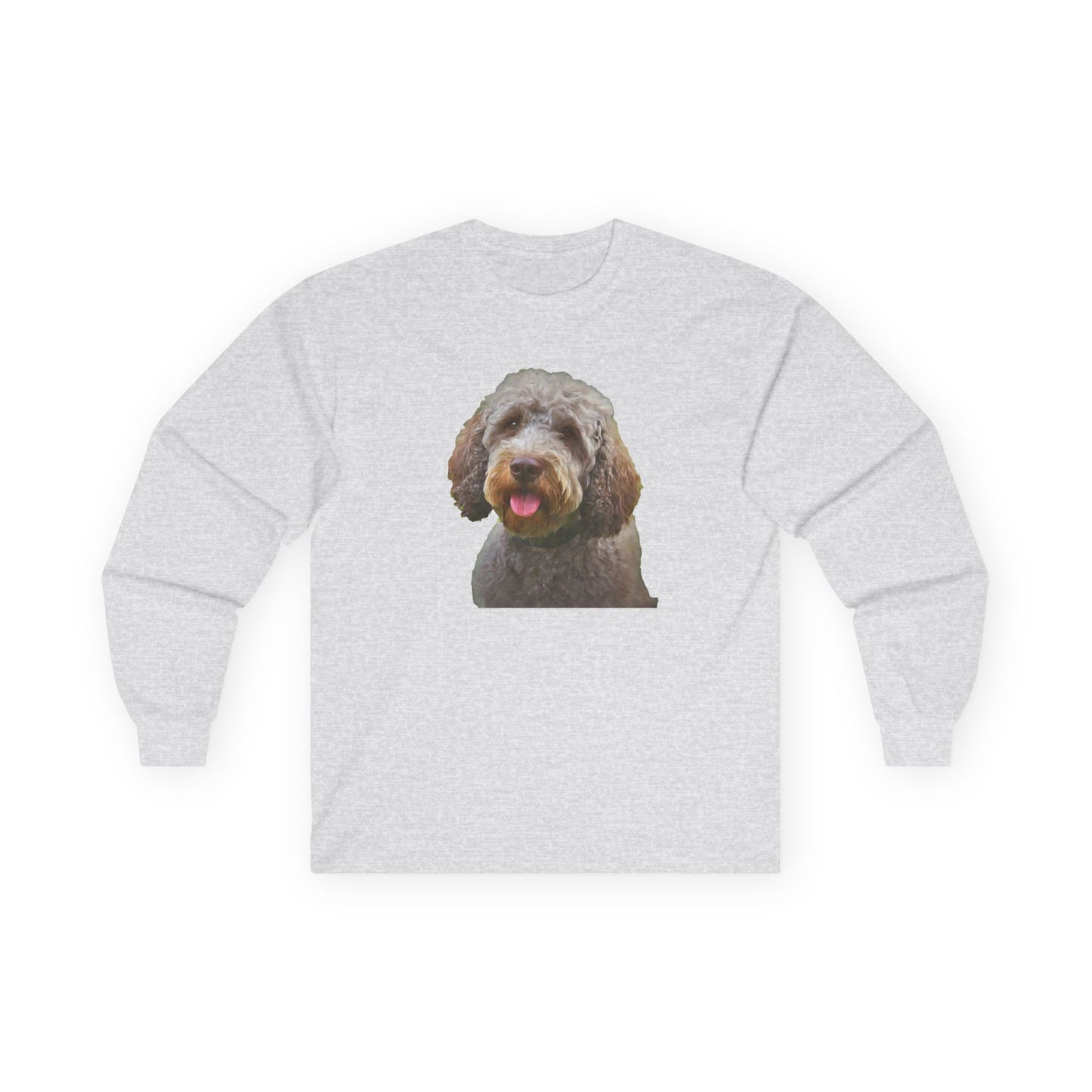 Lagotto Romagnolo 'Italian Truffle Dog' Cotton Long Sleeve Tee