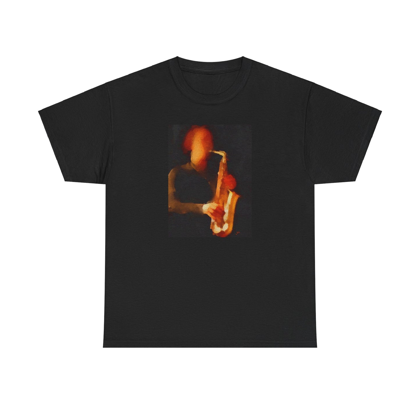 The Saxophonist Unisex Heavy Cotton Tee