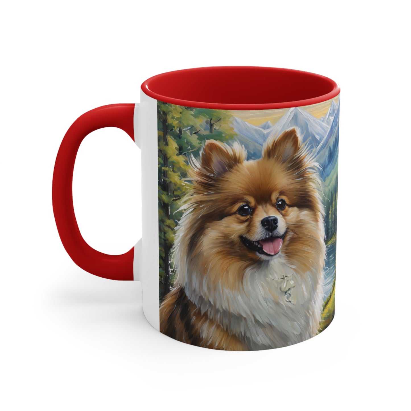 German Spitz 11oz Ceramic Accent Mug