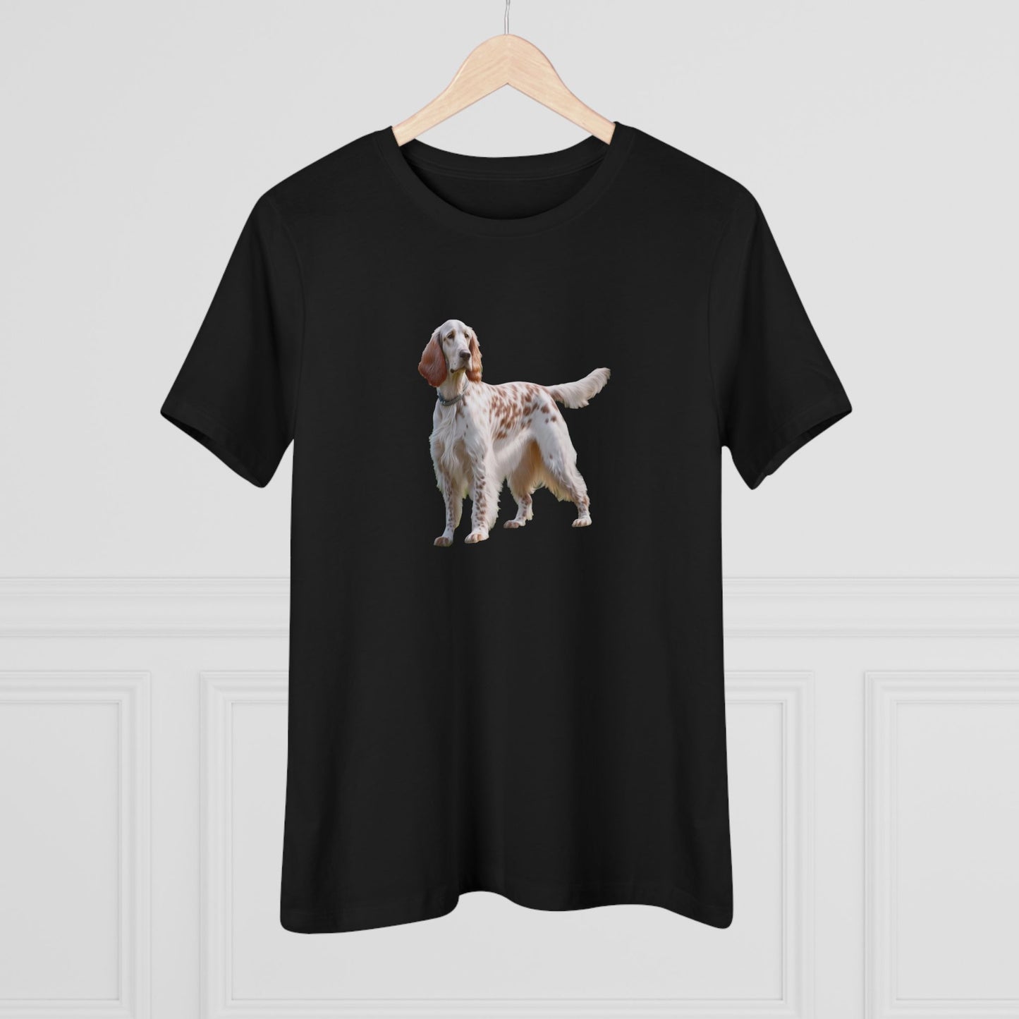 English Setter #4 - Women's Relaxed Fit Cotton Tee