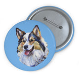 Alaskan Klee Kai Metal Pinback Buttons - Celebrate Your Mini Husky