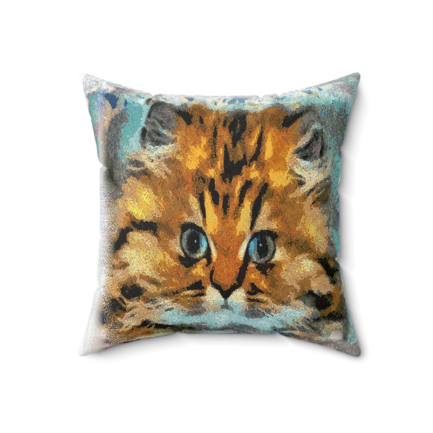 Fat Cat Spun Polyester Throw Pillow