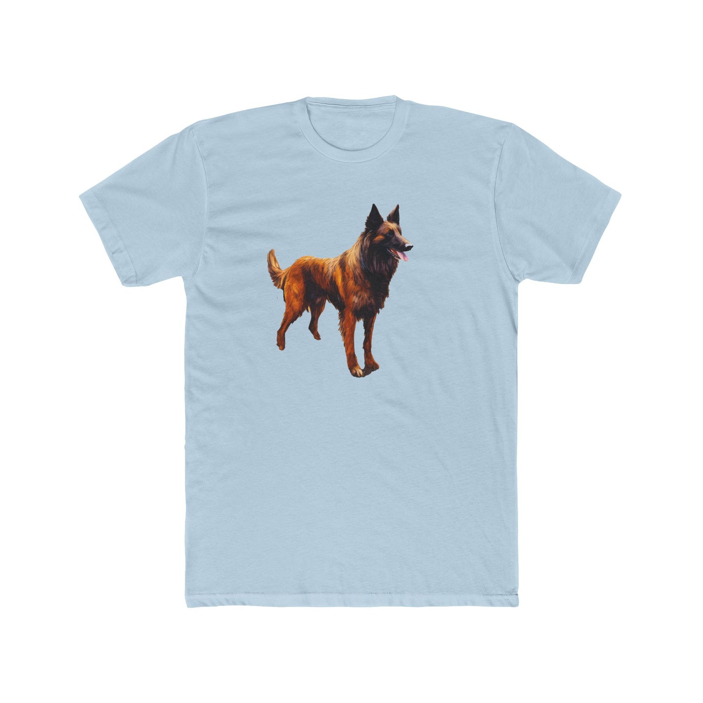 Belgian Tervuren Men's Fitted Cotton Crew Tee