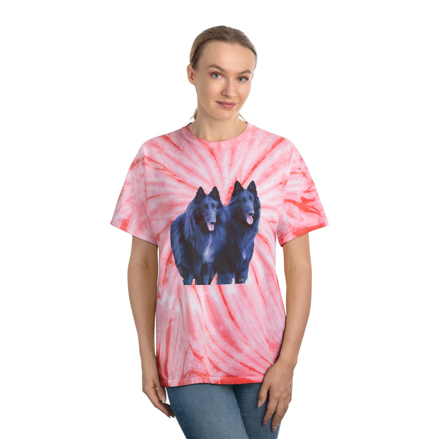 Belgian Shepherds -- Unisex Cotton Tie-Dye Tee, Cyclone