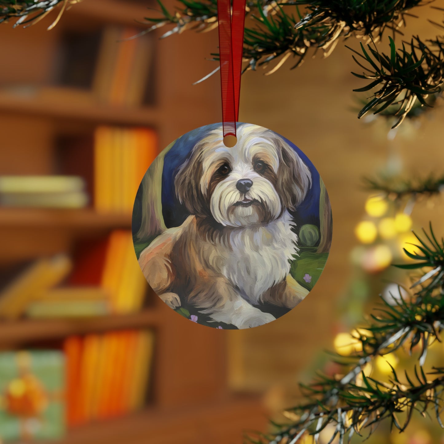Lhasa Apso Metal Ornaments