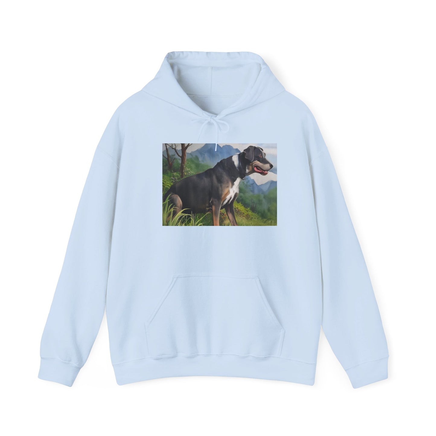 Mountain Cur Unisex 50/50 Hooded Sweatshirt