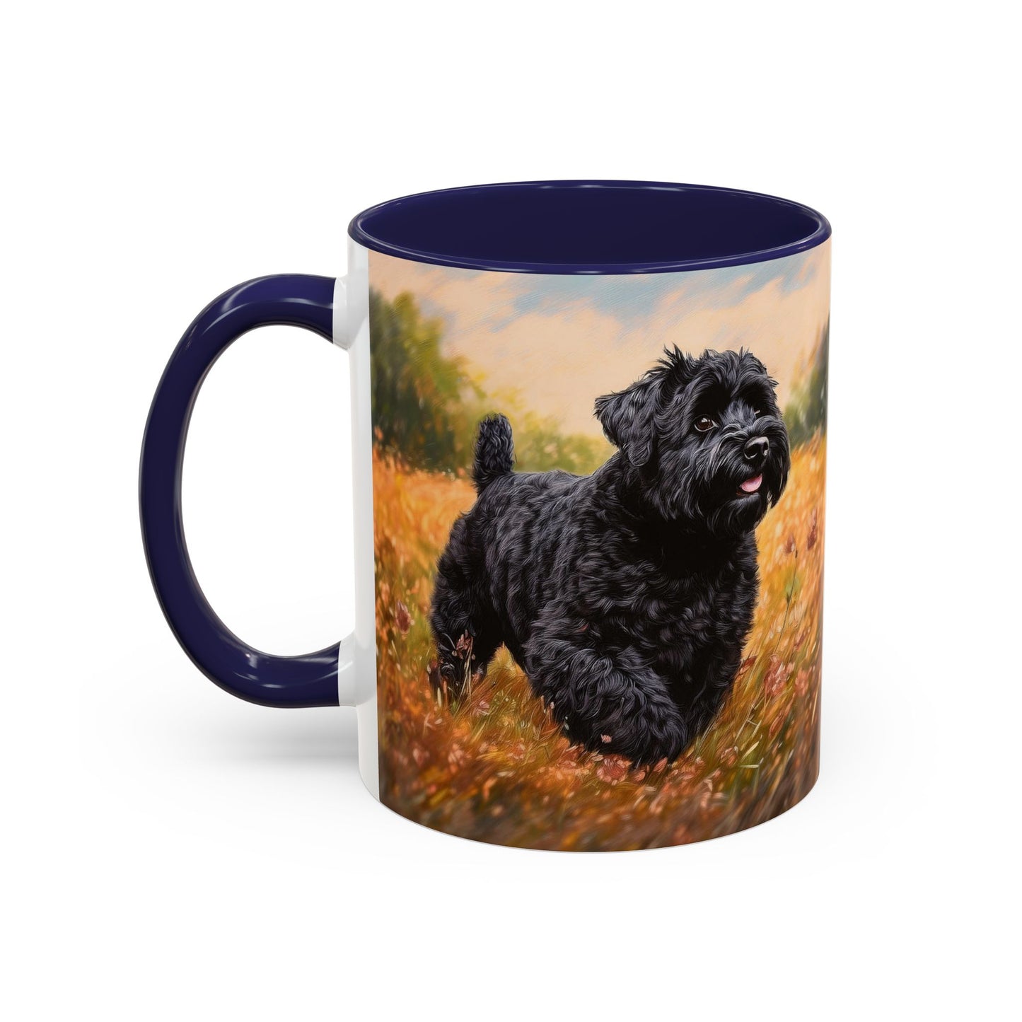 Black Russian Terrier Ceramic Accent Coffee Mug