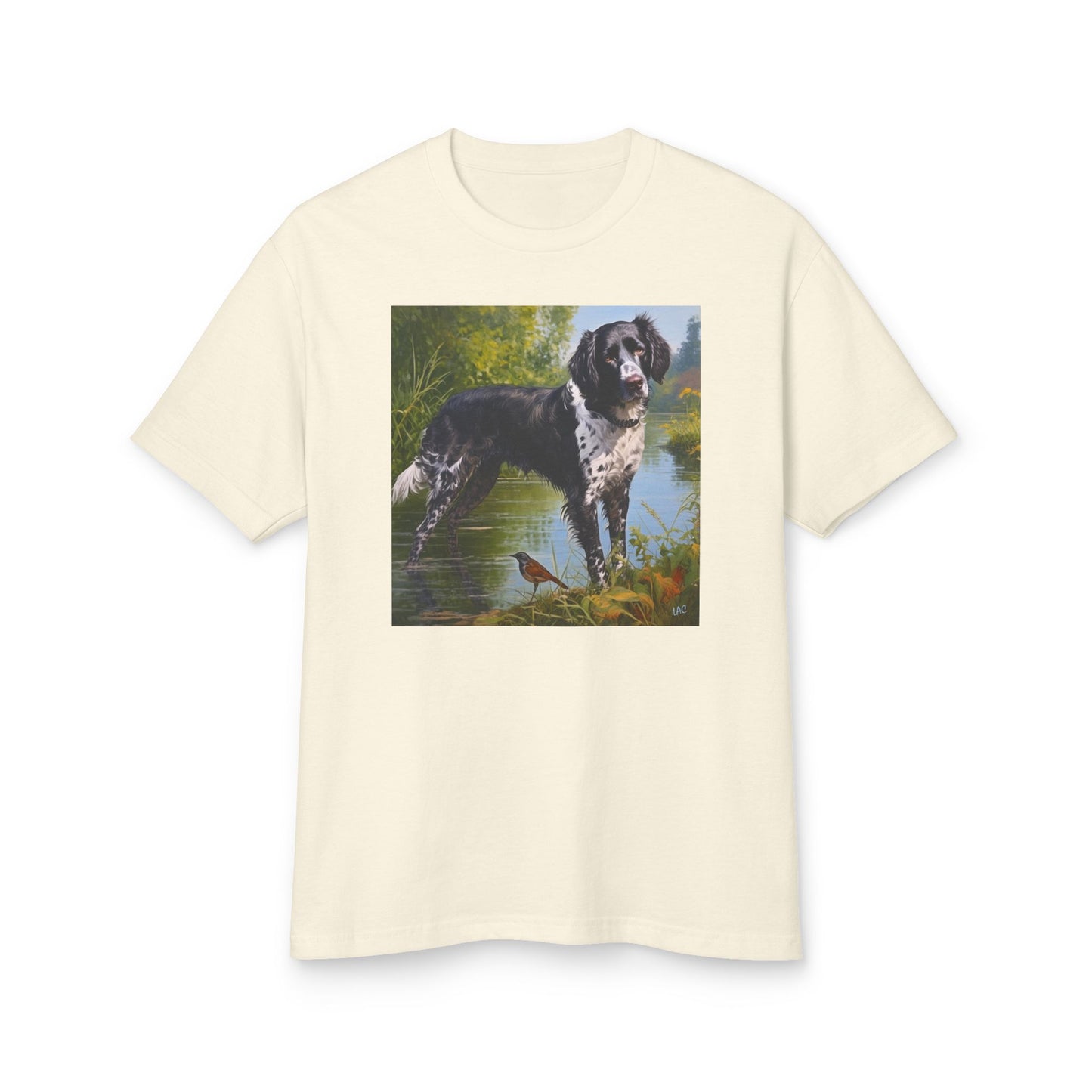 Large Munsterlander Unisex Relaxed Fit Tee