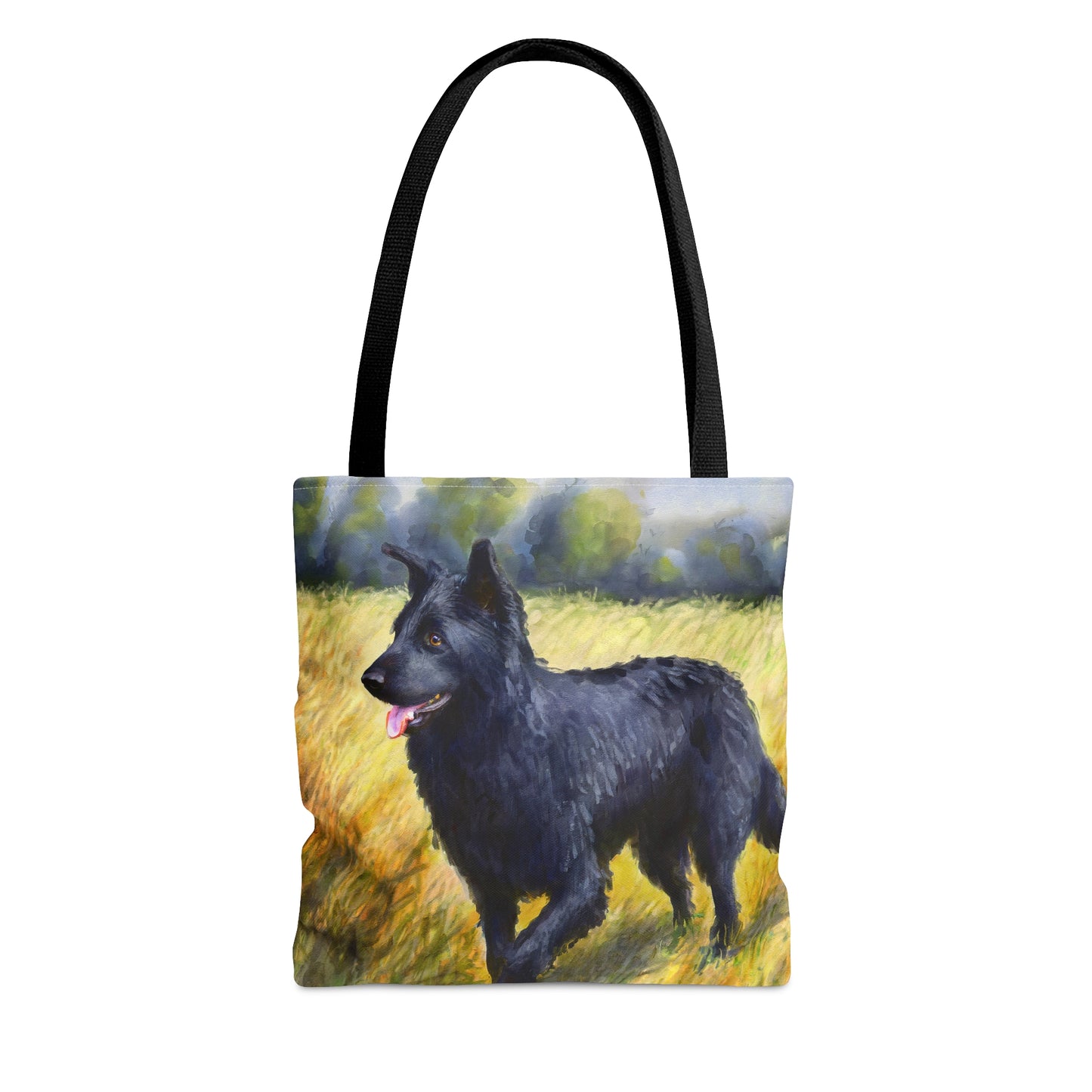 Mudi - Herding Dog Canvas Tote Bag