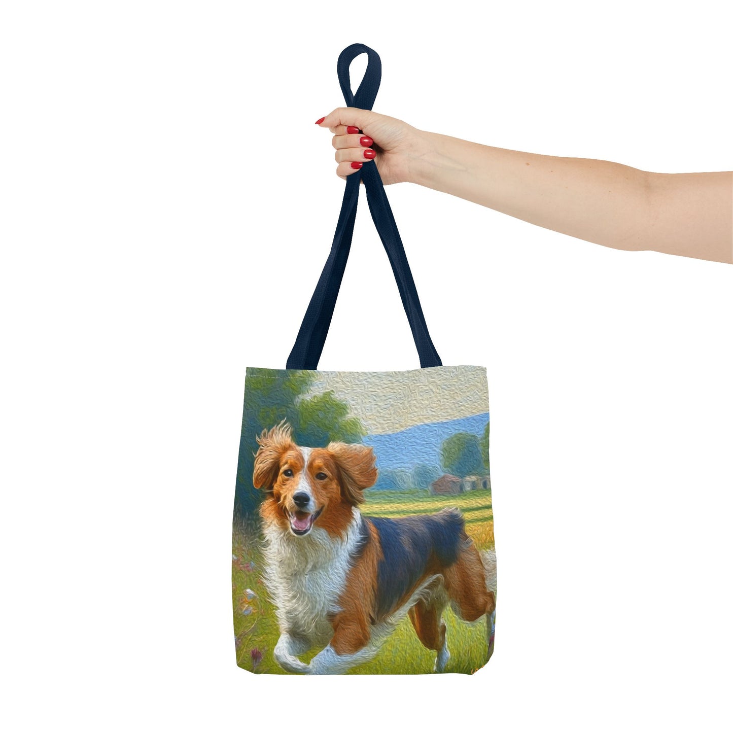 Nederlandse Kooikerhondje Polyester Tote Bag (AOP)