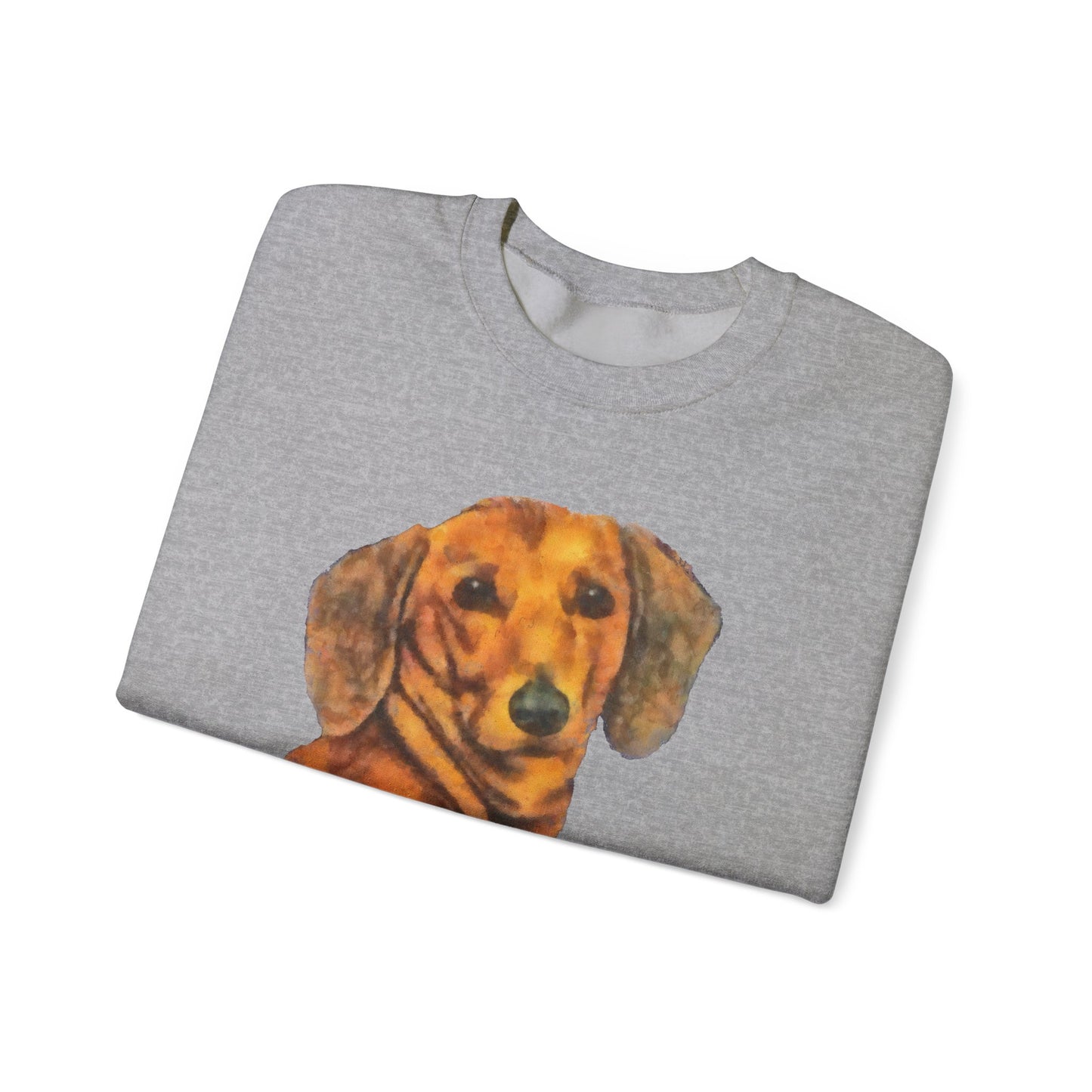 Dachshund 'Doxie #1' Unisex 50/50 Crewneck Sweatshirt