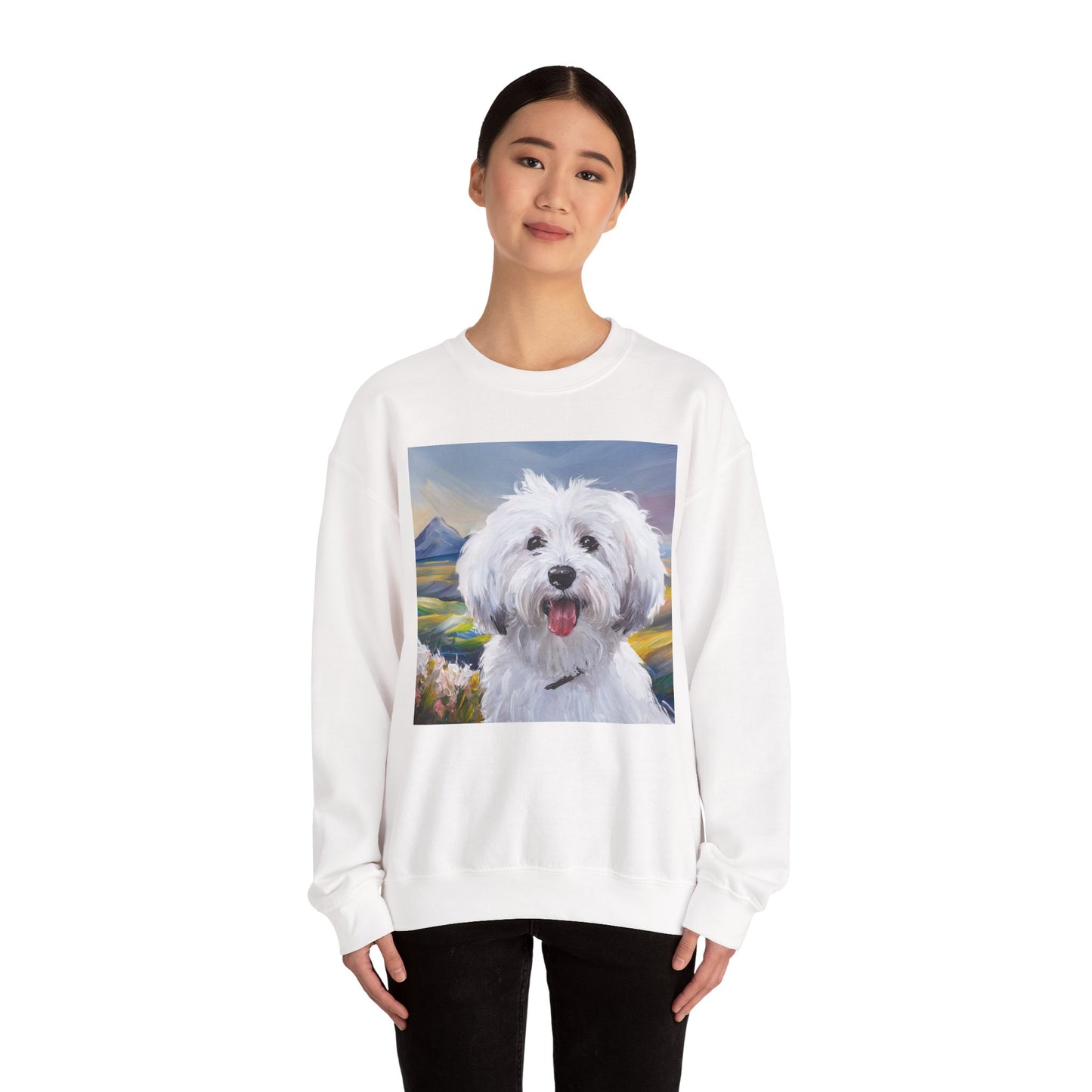 Coton de Tulear Cozy Unisex Crewneck Sweatshirt