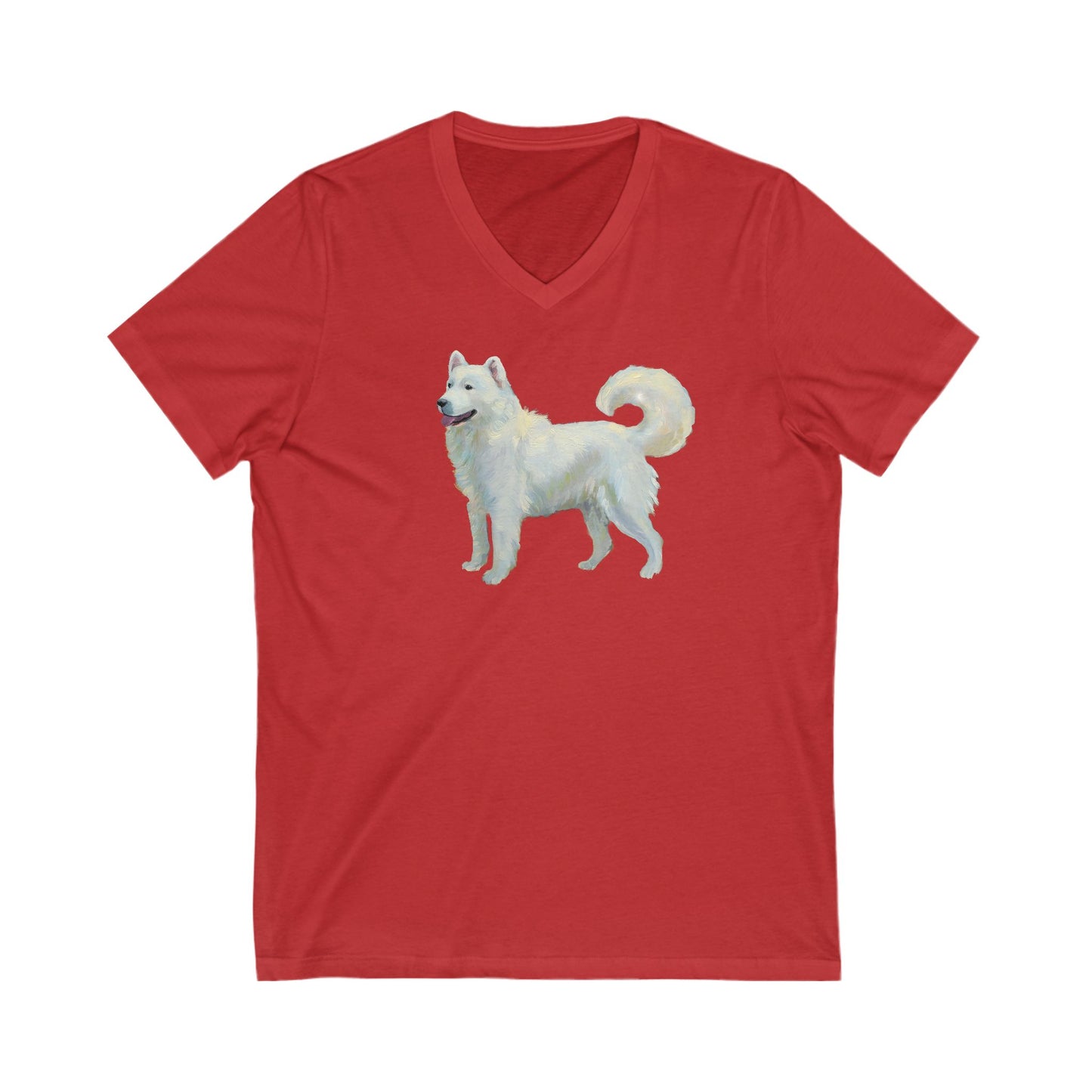 Hokkaido Unisex Jersey Short Sleeve V-Neck Tee - A Delightful Wardrobe Essential