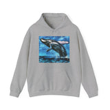 Humpback Whale Unisex 50/50 Hoodie