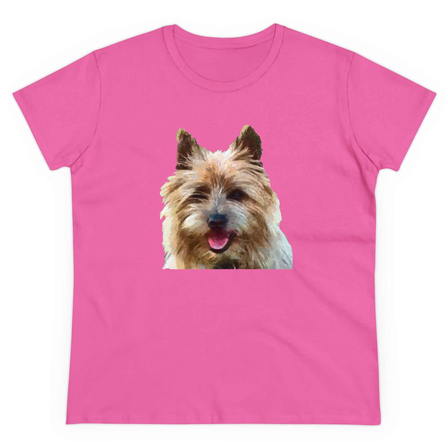 Cairn Terrier Women's Midweight Cotton Tee