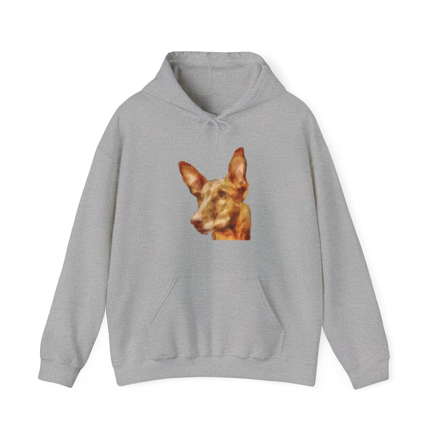 Egyptian Pharoh Hound Unisex 50/50 Hooded Sweatshirt