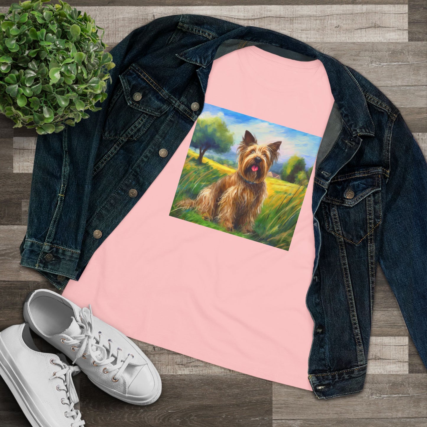 Briard - Women's Relaxed Cotton Tee