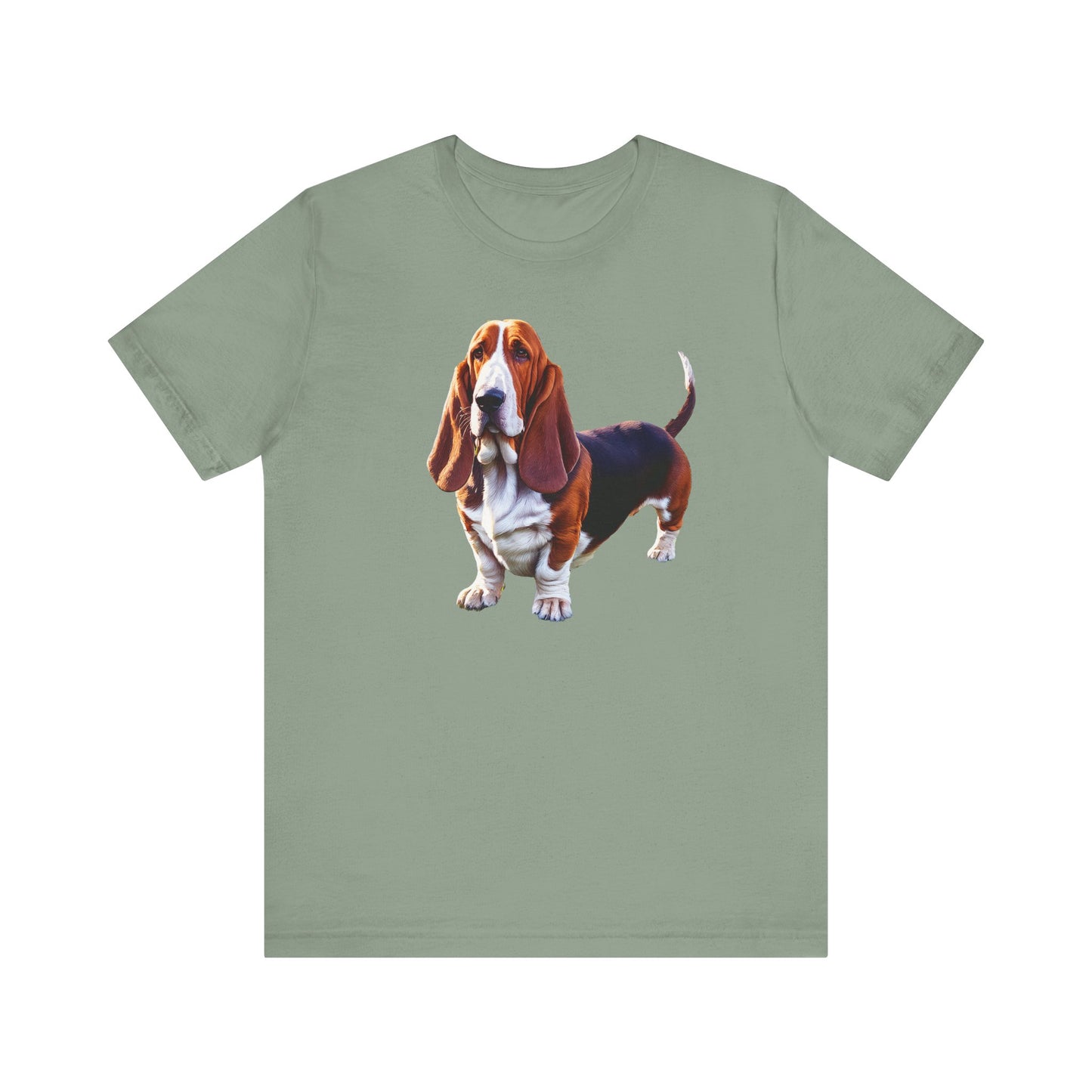 Basset Hound Unisex Jersey Short Sleeve Tee