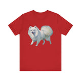 Japanese Spitz Unisex Jersey Short Sleeve Tee