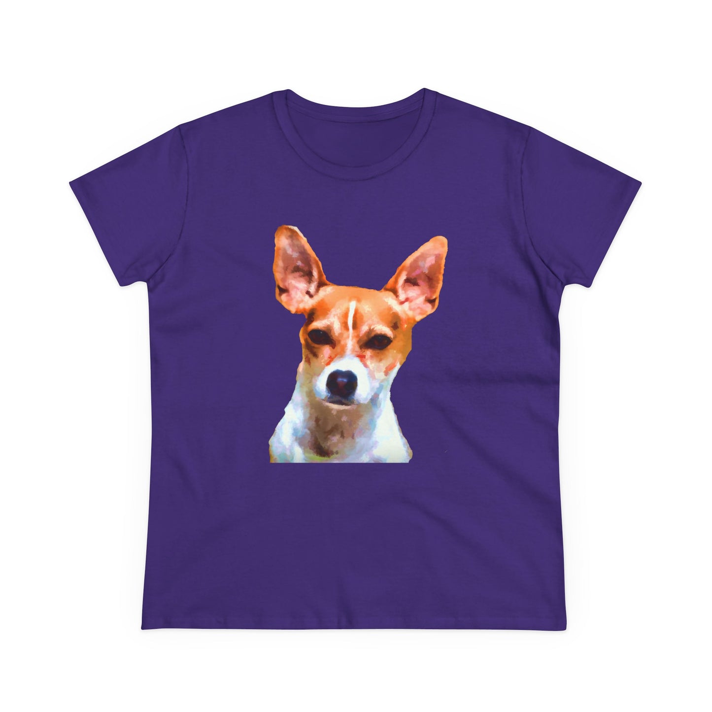 Rat Terrier Women's Midweight Cotton Tee