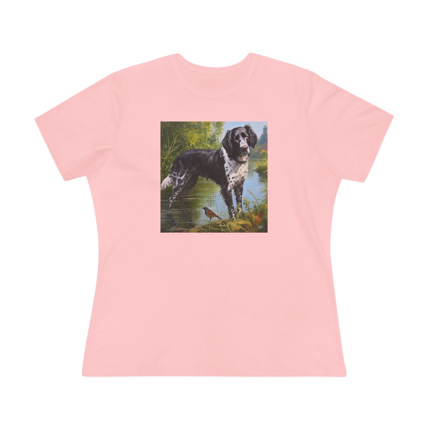 Large Munsterlander - Women's Relaxed Fit Cotton Tee