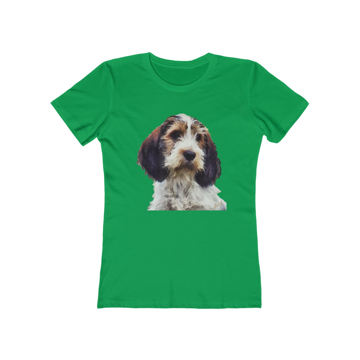 Petit Basset Griffon Vendéen Women's Slim Fit Ringspun Cotton T-Shirt