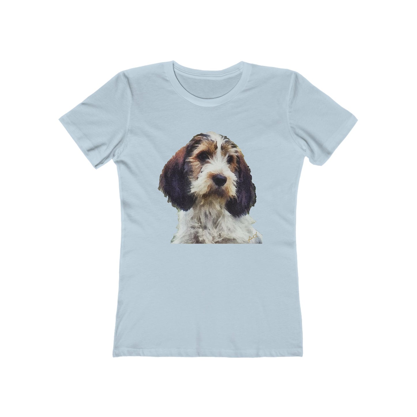Petit Basset Griffon Vendéen Women's Slim Fit Ringspun Cotton T-Shirt