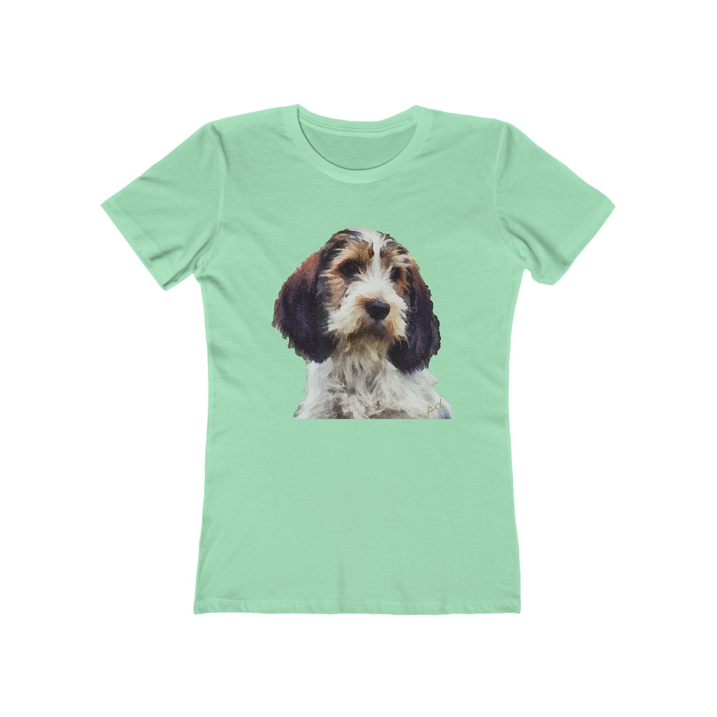 Petit Basset Griffon Vendéen Women's Slim Fit Ringspun Cotton T-Shirt