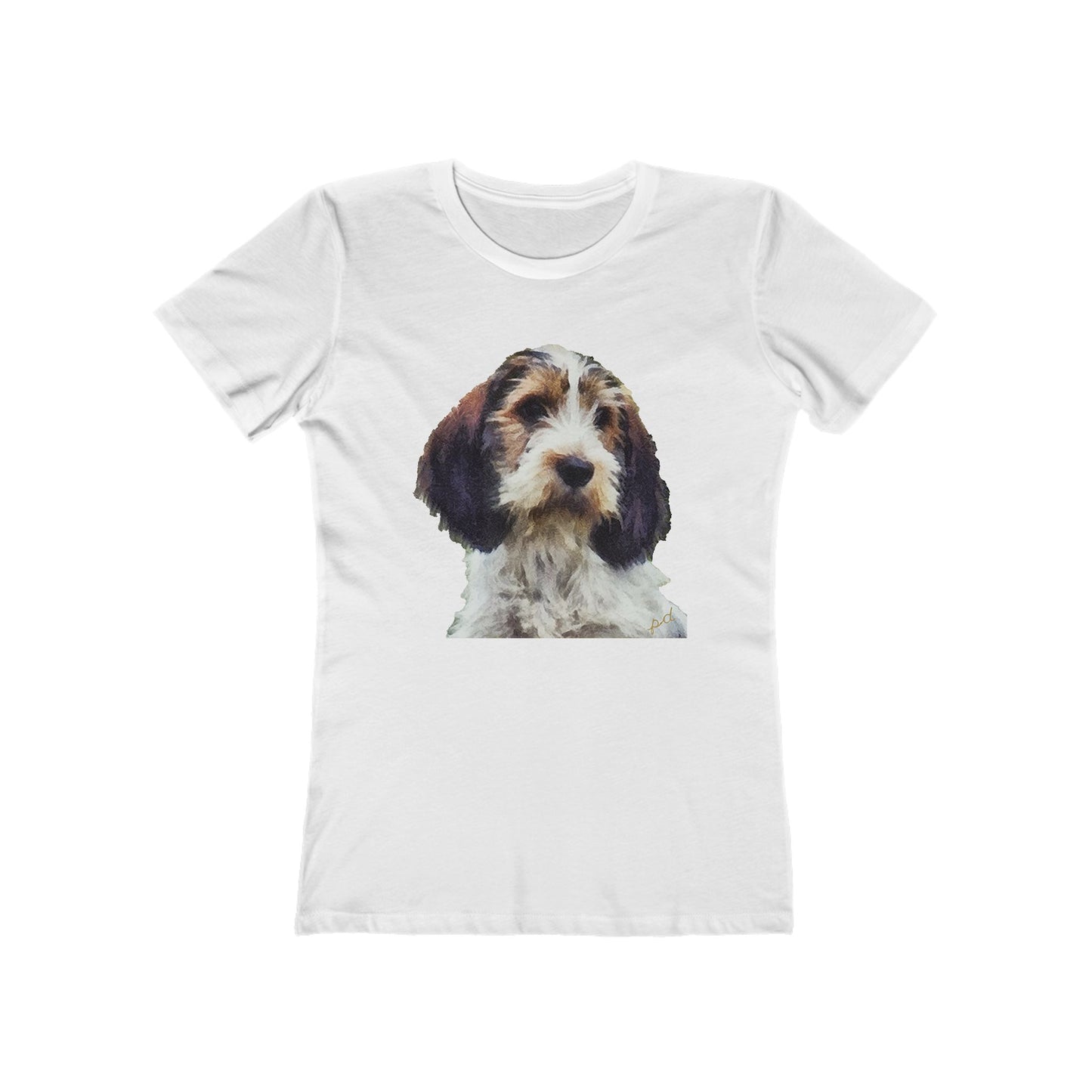 Petit Basset Griffon Vendéen Women's Slim Fit Ringspun Cotton T-Shirt