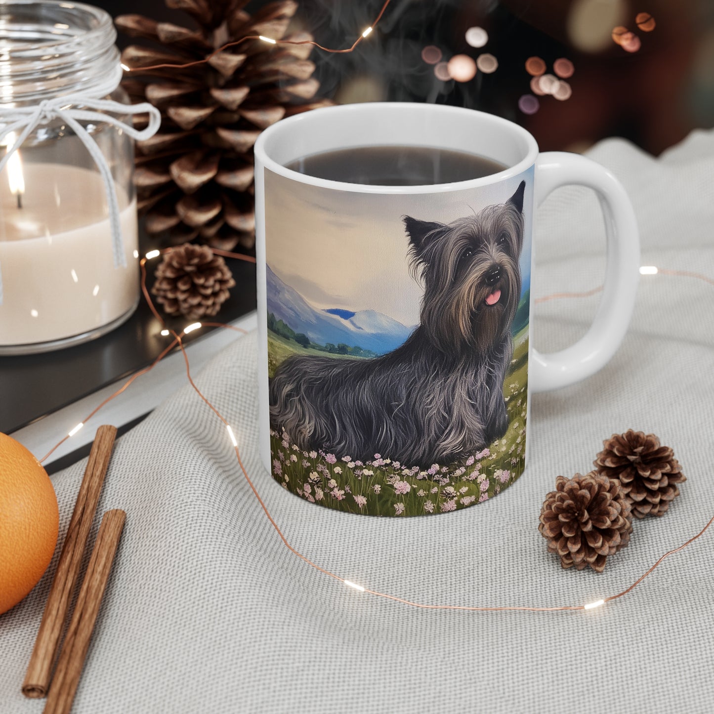 Skye Terrier Ceramic Mug 11oz