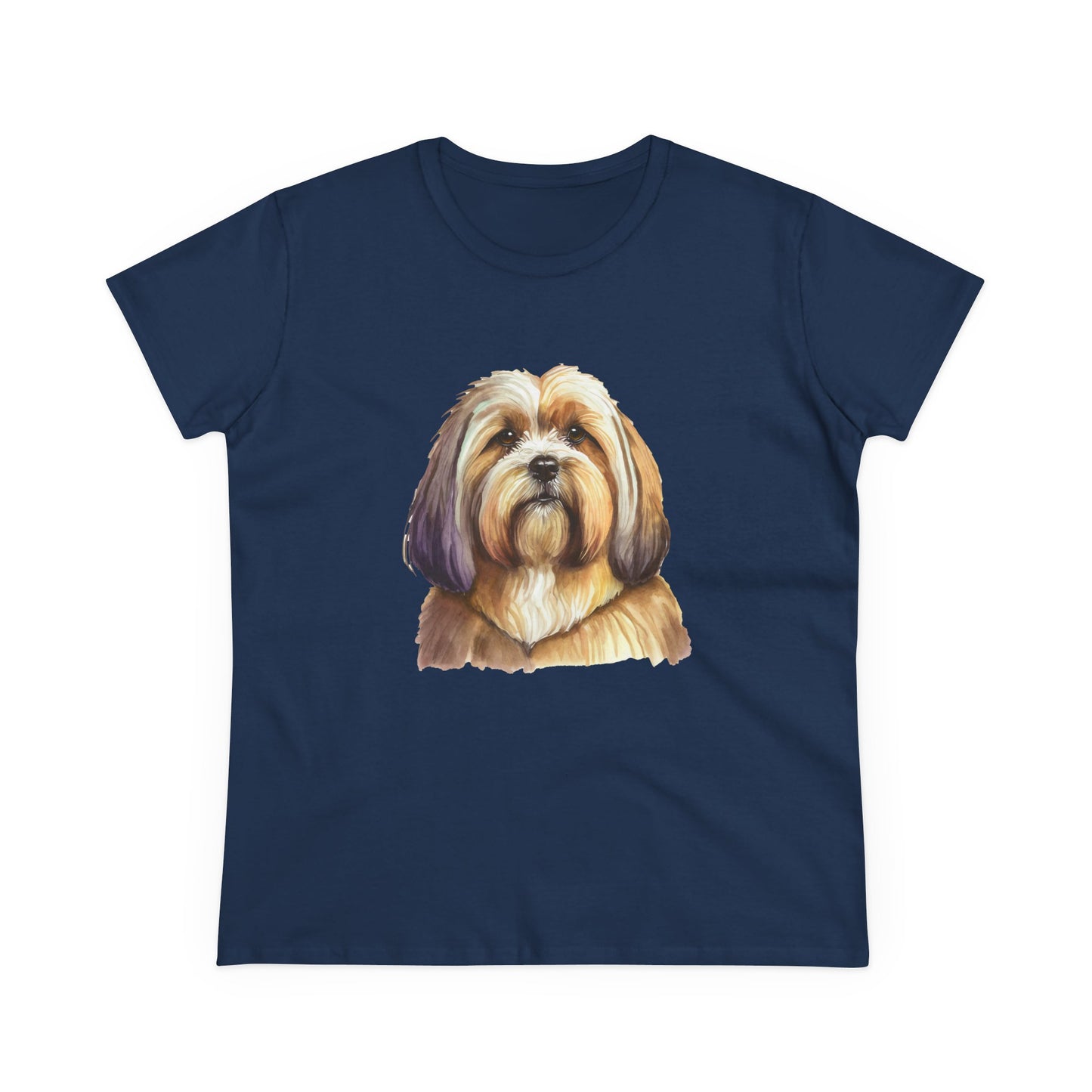 Lhasa Apso Women's Midweight Cotton Tee
