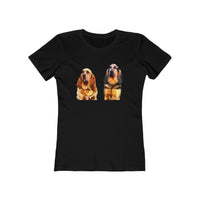 Bloodhounds 'Bear & Bubba' Women's Slim Fit Ringspun Cotton T-Shirt