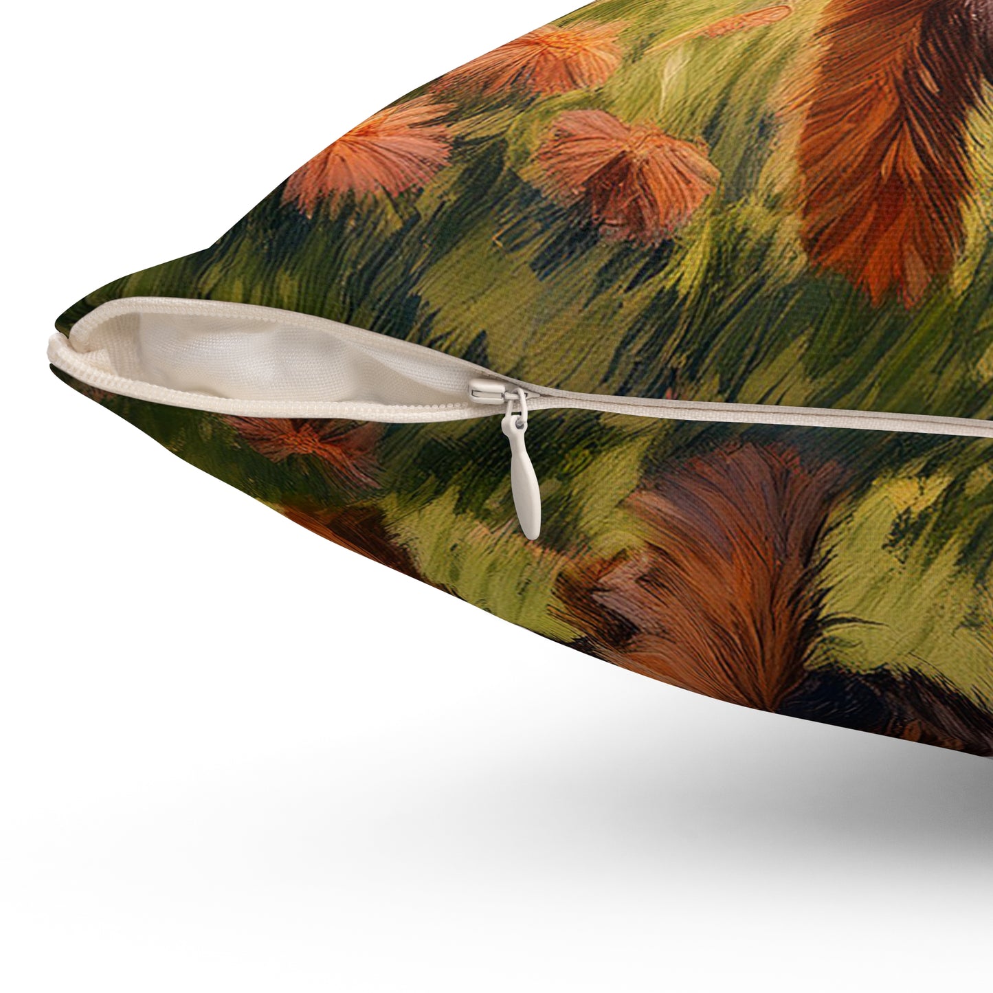 Nova Scotia Duck Tolling Retriever Spun Polyester Throw Pillow