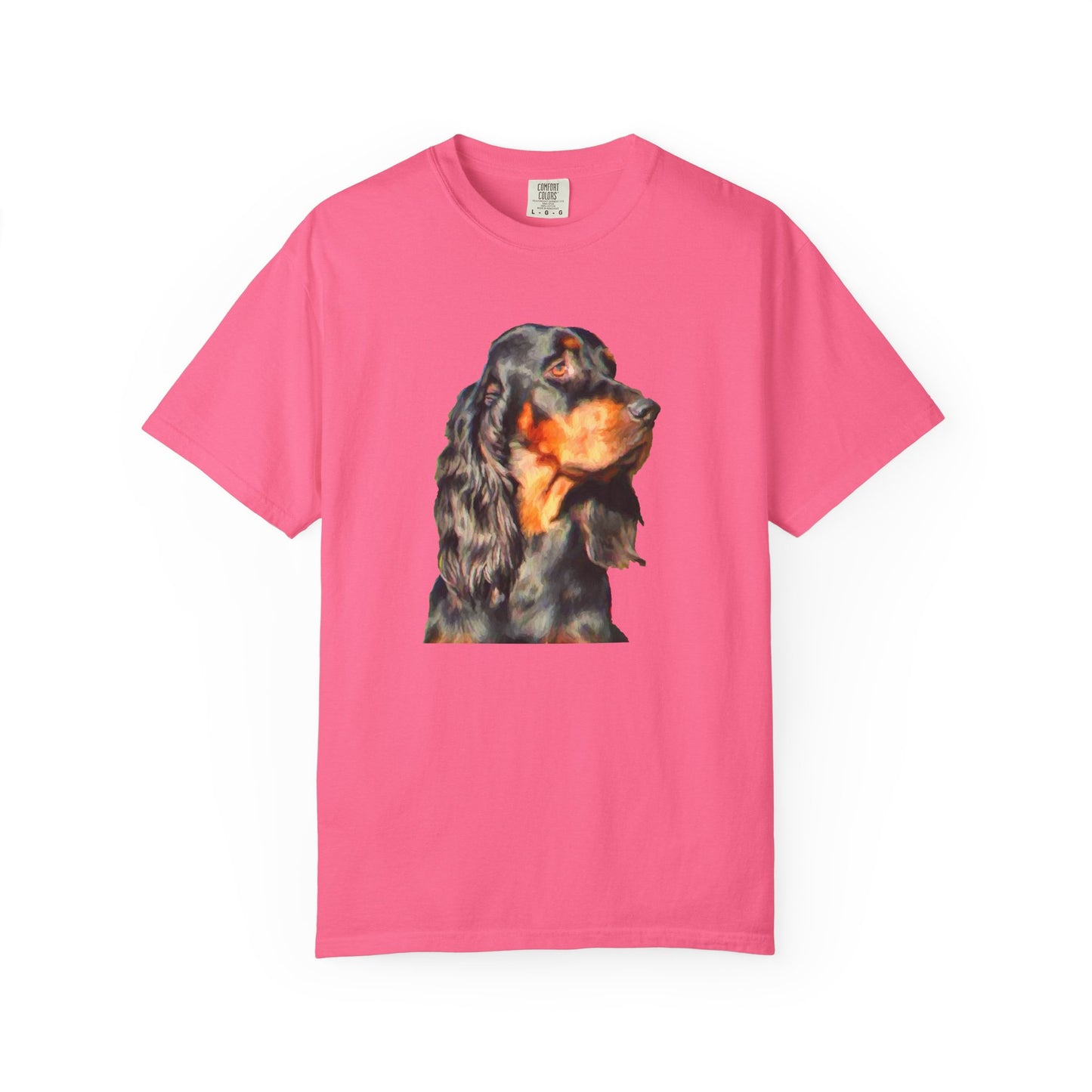 Gordon Setter Unisex-Adult Relaxed Fit Garment-Dyed T-shirt