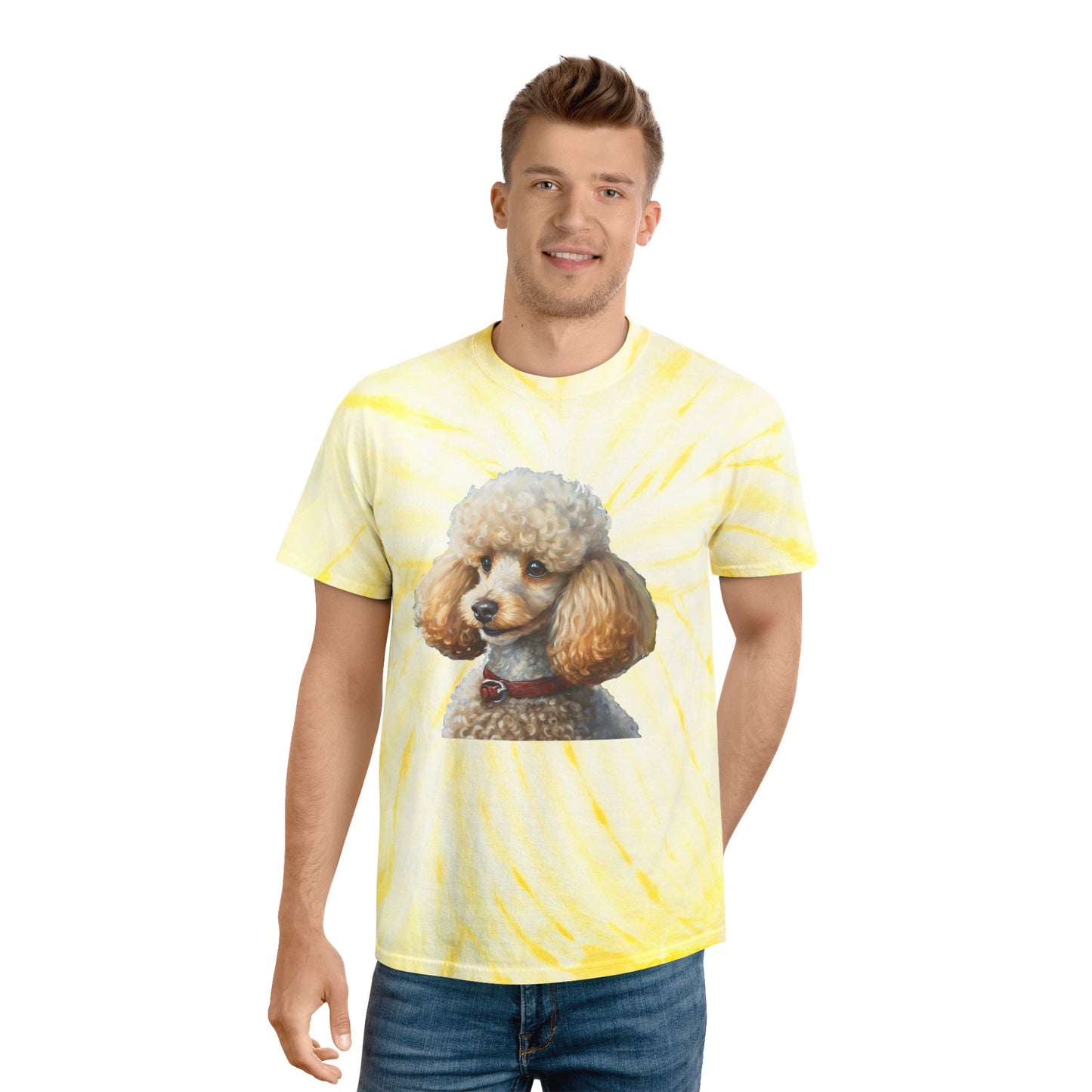 Standard Poodle #2 - Tie-Dye Tee, Cyclone