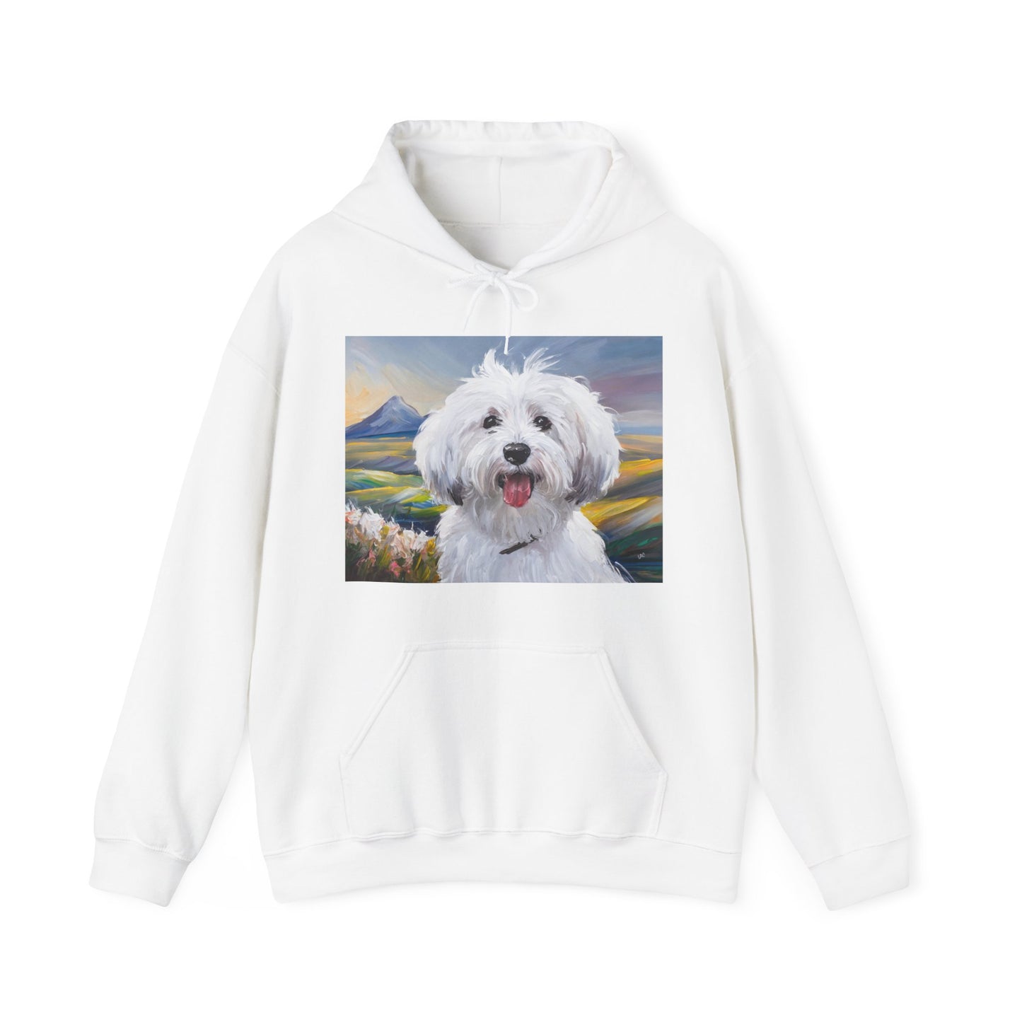 Coton de Tulear Unisex 50/50 Hooded Sweatshirt